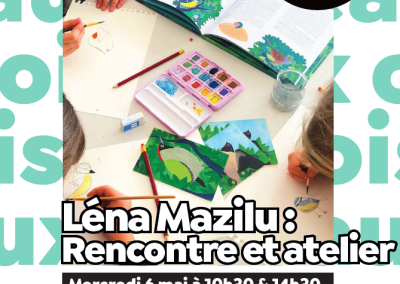 [Dédicace] Léna Mazilu à la médiathèque La Chouette