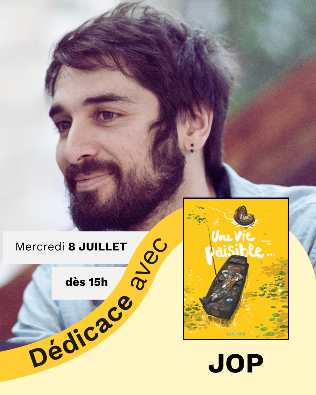 dédicace librairie refuge guichen JOP dargaud